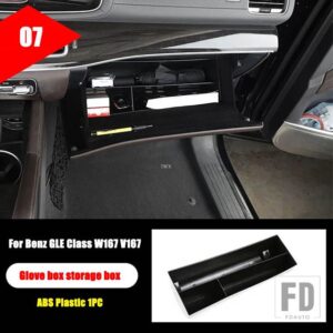 メルセデスベンツ GLEクラス W167 V167 GLE350 GLE450 2020 + カーアクセサリー ABS クロームセンターコンソールギアフルキットステッカー - 7