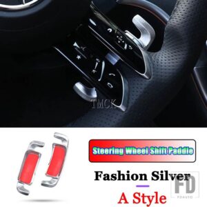 メルセデスベンツ CE Sクラス W206 W213 W223 AMG E53 E63 2021 2022 カーアクセサリーステアリングホイールシフトパドルシフター延長 - A Style Silver