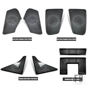 メルセデスベンツ CLSクラス W218 CLS260 300 320 350 400 550 2012-2017 カーアクセサリードアオーディオスピーカー読書ランプカバートリム - 8