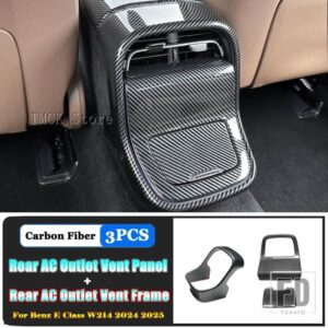 メルセデスベンツ Eクラス W214 E200 E220 E260 E300 2024 2025 カーアクセサリーリア空調アウトレットベントカバートリムフレーム - 5