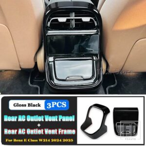 メルセデスベンツ Eクラス W214 E200 E220 E260 E300 2024 2025 カーアクセサリーリア空調アウトレットベントカバートリムフレーム - 6
