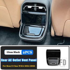 メルセデスベンツ Eクラス W214 E200 E220 E260 E300 2024 2025 カーアクセサリーリア空調アウトレットベントカバートリムフレーム - 2