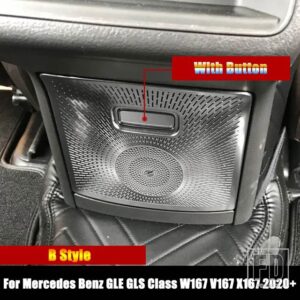 メルセデスベンツ GLE GLSクラス W167 V167 X167 2020 カーアクセサリーリアアームレストシート空調アウトレットトリムカバーステッカー - B Style