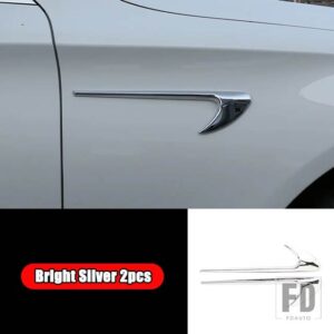 メルセデスベンツ フェンダーエアナイフ風向計エンブレムステッカーバッジ AMG W163 W211 W212 W213 E63 W205 W204 W176 W220 W221 W169 - 3