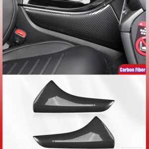 メルセデスベンツ GLCクラス X254 GLC260 GLC300 2023 2024 2025 カーアクセサリーセンターコンソールサイドトリムパネルカバー - Carbon Fiber