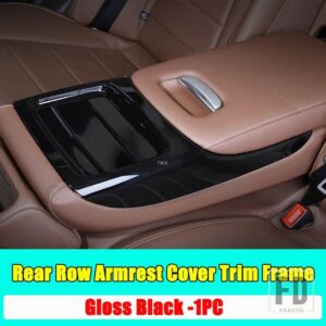 メルセデスベンツ Eクラス W213 E200L 300L 320L 2016-2020 ABS 車後列シートアームレストカバートリムフレームアクセサリー - 1