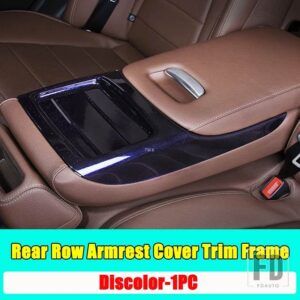 メルセデスベンツ Eクラス W213 E200L 300L 320L 2016-2020 ABS 車後列シートアームレストカバートリムフレームアクセサリー - 3