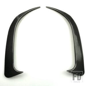 メルセデスベンツ CLAクラス W117 C117 CLA200 CLA220 250 260 CLA45 AMG 2013-2019 カーアクセサリーリアバンパーエアベントカバートリム - Carbon Fiber Black