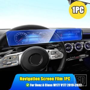 メルセデスベンツ A C E S G GLC GLAクラス W177 W205 W213 W464 X253 X156 車中央ナビゲーション計器スクリーンプロテクターフィルム - 10
