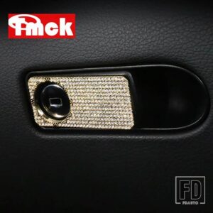 メルセデスベンツ C E ML GL CLK CLS GLCクラス W205 W213 X204 W218 X253 W166 X166 ツールボックスハンドルカバートリムスパンコールステッカ - Gold