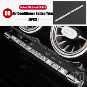 メルセデスベンツ CLAクラス AMG C118 W118 CLA180 200 220 250 260 2020-2024 カーアクセサリーインテリアモールディングカバートリムステッカ - 6