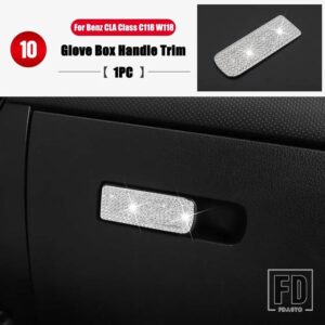 メルセデスベンツ CLAクラス AMG C118 W118 CLA180 200 220 250 260 2020-2024 カーアクセサリーインテリアモールディングカバートリムステッカ - 8
