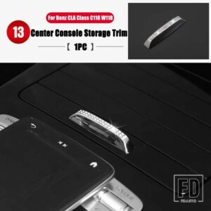 メルセデスベンツ CLAクラス AMG C118 W118 CLA180 200 220 250 260 2020-2024 カーアクセサリーインテリアモールディングカバートリムステッカ - 11