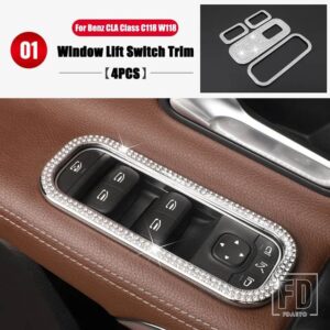 メルセデスベンツ CLAクラス AMG C118 W118 CLA180 200 220 250 260 2020-2024 カーアクセサリーインテリアモールディングカバートリムステッカ - 1