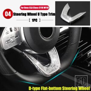 メルセデスベンツ CLAクラス AMG C118 W118 CLA180 200 220 250 260 2020-2024 カーアクセサリーインテリアモールディングカバートリムステッカ - 3