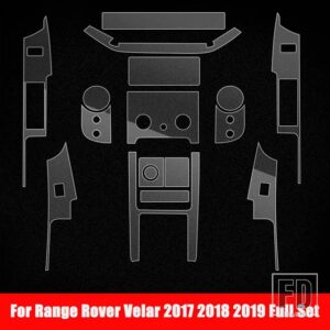 レンジローバー ランドローバー VELAR 2019-2017 ステアリングホイールセンターコンソールギアフィルム中央 AC ナビゲーションプロテクター TP - 9