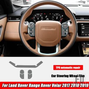 レンジローバー ランドローバー VELAR 2019-2017 ステアリングホイールセンターコンソールギアフィルム中央 AC ナビゲーションプロテクター TP - 5