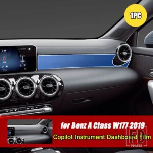 メルセデスベンツ 中央ナビゲーション画面マウスボタンダッシュボード膜プロテクターフィルム Aクラス W177 A180 A200 A250 2019 + - 6