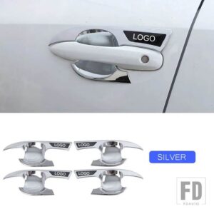トヨタ ドアハンドルボウルカバーアンチスクラッチフレーム外装スタイリングアクセサリー カローラクロス 2021-2024 - Door Bowl Silver