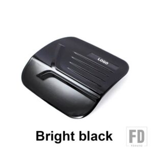 トヨタ カローラクロス 2021-2024 アクセサリーオイルタンクキャップカバー ABS 外装装飾ステッカー - Bright Black