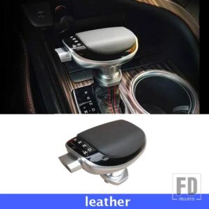 トヨタ カローラクロス XG10 2021-2024 ギアシフトノブヘッド装飾カバーインテリアアクセサリー - Leather