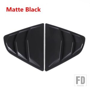 トヨタ 1ペア サイドリアウィンドウルーバーシャッターカバートリム カムリ SE XSE L LE XLE 2018 2019 2020 スタイリング - matte bkack