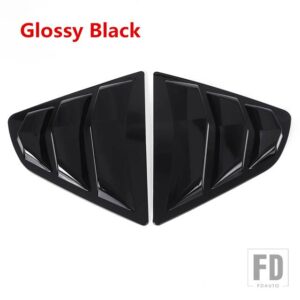 トヨタ 1ペア サイドリアウィンドウルーバーシャッターカバートリム カムリ SE XSE L LE XLE 2018 2019 2020 スタイリング - Glossy Black