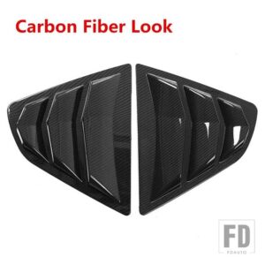 トヨタ 1ペア サイドリアウィンドウルーバーシャッターカバートリム カムリ SE XSE L LE XLE 2018 2019 2020 スタイリング - carbon look