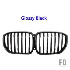 BMW X5 フロントキドニーグリルレーシンググリル X5 G05 2018-2020 グロス/マットブラックグリル自動 - Gloss black