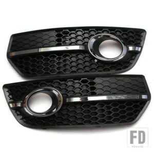 アウディ ペア車 Q5 40148 フォグライトランプカバーハニカムグリルグリルカーアクセサリー - Chrome