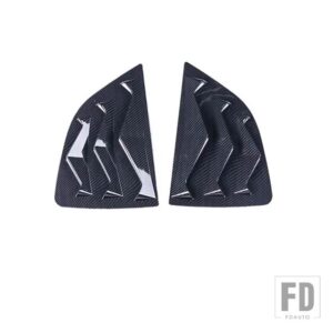 ホンダ ペア羽口ルーバーベント ジャズフィット GK5 2014-2019 ハッチバック/カーボンリアウィンドウルーバーカバー - Carbon Fiber