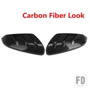 ホンダ のサイドドアバックミラーカバーキャップ MUGEN スタイル シビック 2016-2020 アドオンバックミラーカバー - carbon look