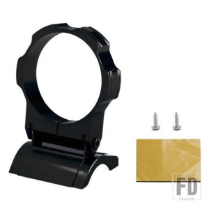 汎用 180 度調整 52mm自動ゲージホルダーダッシュマウント 2インチアルミカーメーターポッドゲージブラケット - Black
