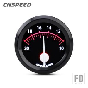 2インチ52mm 12V レーシングカーターボブーストゲージ水温タコメーター RPM ゲージ油圧センサーボルトメーターポインター LED - Air Fuel Ratio Meter