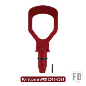スバル アルミオイルディップスティックプルハンドル WRX ハイブリッド EX-L トゥーリン 2015-2021 エンジンオイルプルハンドルカーアクセサリ - Red