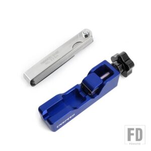 ホンダ スパークプラグギャップツール電極圧縮ターボパワーキット 10mm 12mm 14mm 16 mm 32 ブレード隙間ゲージ 0.04-0.88mm KTM - Blue Feeler Gauge