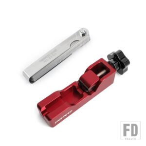 ホンダ スパークプラグギャップツール電極圧縮ターボパワーキット 10mm 12mm 14mm 16 mm 32 ブレード隙間ゲージ 0.04-0.88mm KTM - Red Feeler Gauge