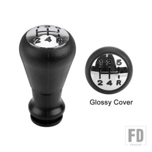 5 車速ギアシフトノブの交換 CITROENC1 C3 C4 PEUGEOT106 205 ギアシフター黒 ABS マニュアルアクセサリー - Glossy cover