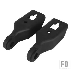 フォード フロント牽引フックシャックルマウントキット 2009-2023 F-150 用 3/4インチ D リングシャックル付き - 1 pair of brackets