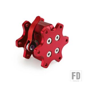 合金 70 mm Q1R ステアリングホイールクイックリリース SIMAGIC 用 THRUSTMASTER ロジクール用レースゲーム - Red