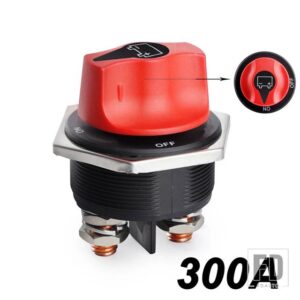 DC 32V バッテリースイッチ断路器電源アイソレータ 50A 100A 200A 300A カットオフラリースイッチキット車オートバイ トラックボート - 300A not removable