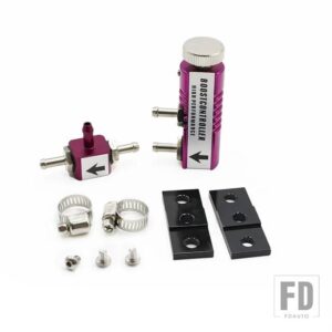 汎用 ターボ ブースト コントローラー 調整可能 手動 ターボ ブースト コントローラー キット 1-30 PSI インキャビン - purple