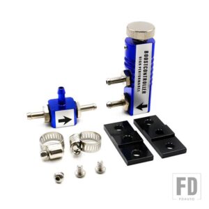 汎用 ターボ ブースト コントローラー 調整可能 手動 ターボ ブースト コントローラー キット 1-30 PSI インキャビン - Blue