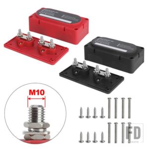 汎用 M6 M8 M10 300A 配電ブロックモジュール設計マリンバスバートラック用マリン RV ボートトラック - M10