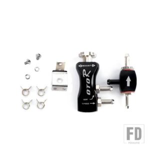 汎用 ターボブーストコントローラーキットマニュアルバイラテラルターボバルブマニュアル車両車 - black NO rubber