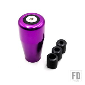 汎用 レーシングカーギアシフトノブ手動自動ギアシフトノブアルミシフトレベルノブ YC100245 - PURPLE
