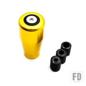 汎用 レーシングカーギアシフトノブ手動自動ギアシフトノブアルミシフトレベルノブ YC100245 - Gold