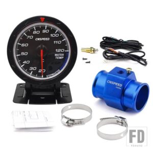 60mm水温計 20-120 摂氏水温ジョイントパイプセンサーアダプター 1/8NPT - With 40 adapter