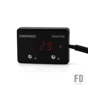 赤青 LED 排気温度ゲージ排気ガスメーターデジタルセンサー EXT 温度計ターボ 4WD ハイラックスパトロール EGT - Red