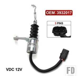 RSV ガバナ 3974947Z3900107 SA-3742-241751ES 用シャットダウン ソレノイド キット 左側取り付け用 - 12V